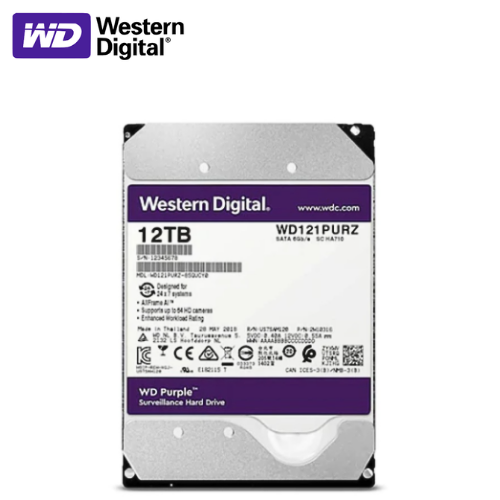 Western Digital WD121PURZ 12 TB 3.5 7200 RPM SATA 3 HDD