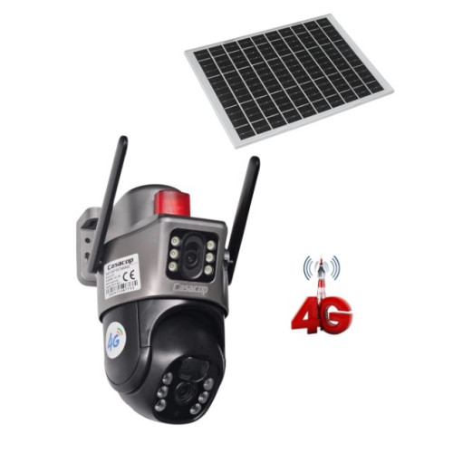 BESTA 3+3 MP SİM KARTLI SOLAR KABLOSUZ GÜVENLİK KAMERASI