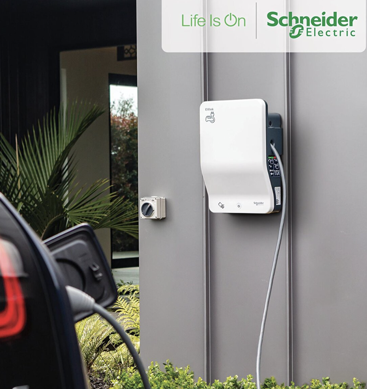Schneider Electric Evlink Wallboz T2 Bağlantı Kablolu 22kw Araç Şarj İstasyonu
